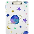 thumbnail image 2 of FMSHPON Space Planets Clipboard Hardboard Wood Nursing Clip Board and Pull for Standard A4 Letter 13x9 inches, 2 of 8
