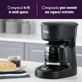thumbnail image 4 of Cafetière programmable Mr. Coffee à 5 tasses, machine à café peu encombrante, noir, 4 of 9