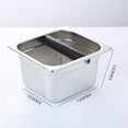 thumbnail image 3 of UsTZtai Stainless Steel Coffee Grounds Box, Built-in Container with Rubber Bar for Coffee Machine, Coffee Accessory, 3 of 6