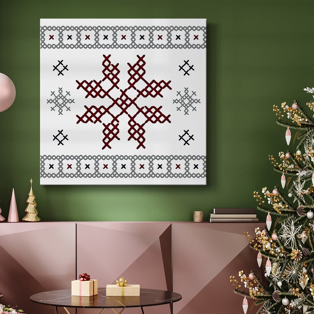 Snowflake Sweater- Gallery Wrapped Canvas
