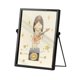 thumbnail image 2 of Cuadro decorativo acrílico impermeable patrón transparente acrílico marco de metal pintura decoración de escritorio para el hogar regalo 14,5 x 19,5 cm CBS1075 borde negro, 2 of 6
