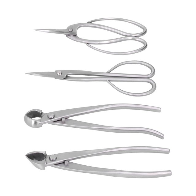 Concave Cutter, No Rust Incisive Pruning Shears Bonsai Tool Set Wear Resistance For Garden For Flower