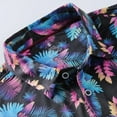 thumbnail image 6 of Flmei Golf Shirts for Mens Short Sleeve Dry Fit Tees Shirt Ice Silk Printing T-Shirt Men's Summer Lapel Blouses Tops S-2XL, 6 of 9