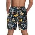 thumbnail image 4 of Fotbe Flowers Butterfly Men’s Swim Trunks Quick Dry Swim Shorts Board Shorts with Mesh Lining-3X-Large, 4 of 9