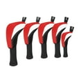 thumbnail image 5 of AMLESO 5 Pieces Golf covers Golf Cover for Outdoor Sports Adults Red, 5 of 10