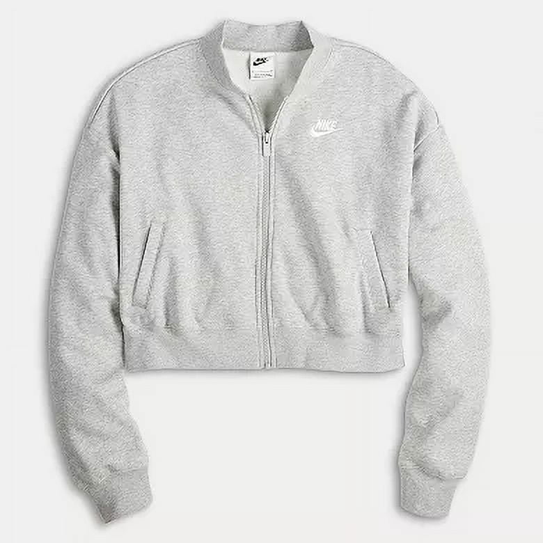 women's nike gray zip up hoodie