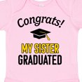 thumbnail image 4 of Inktastic Congrats My Sister Graduated with Cap Boys or Girls Baby Bodysuit, 4 of 5