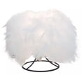 thumbnail image 1 of CM-TOP | Lámpara De Mesa | Lámpara De Plumas | Color Blanco | Lámpara De Noche | Luces LED | alimentadas por USB para decoración del hogar (Blanco | 13 * 22CM), 1 of 4