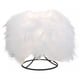 thumbnail image 1 of CM-TOP | Lámpara De Mesa | Lámpara De Plumas | Color Blanco | Lámpara De Noche | Luces LED | alimentadas por USB para decoración del hogar (Blanco | 13 * 22CM), 1 of 4