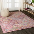 thumbnail image 5 of JONATHAN Y MODERN PERSIAN 5 x 8 Area Rug, Flori Bohemian Medallion - Deep Fuchsia, MDP301A-5, 5 of 12