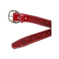 thumbnail image 3 of CTM Leather Western Embossed Belt with Removable Buckle, 3 of 4