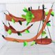thumbnail image 1 of 5 Piezas Hamaca para Hámster Cama Suave Casa para Mascotas Pequeñas Animales Hamster Casa Colgante Jaula Nido para Conejillo de Indias Rata Chinchilla Dormir y Jugar, 1 of 5