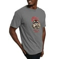 thumbnail image 4 of CafePress - Here's My Heart Cute Raccoon Blowing Kisse T Shirt - Mens Comfort Colors Shirt, 4 of 5