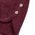 thumbnail image 4 of Womens Coat Winter Warm Fleece Fur Coats for Women Plus Size Sherpa Button Down Hoodie Jacketss Cute Cat Ear Hooded Outwear with Pockets Women Jackets Winter, 4 of 4