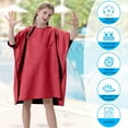 thumbnail image 5 of Eolstice Quick Dry Changing Robe With Adjustable Sleeves, Hooded Cover Up For Water Activities, Practical Beach Surf Swim Park With Secure Pockets And Toggle, 5 of 6