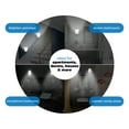 thumbnail image 6 of Westek Wall Sconces - 2 Pack, Chrome Finish - Easy Wireless Installation, 4 Hour Auto Shut-Off - 2 Brightness Levels - 100 Lumen Wall Light, 6 of 7