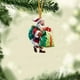 thumbnail image 1 of Adornos navideños decorativos de acrílico. Colgante plano de acrílico para Navidad, colgante para coche navideño, adorno para árbol de Navidad, adornos navideños para exteriores, decoraciones navideña, 1 of 6