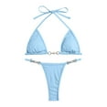 thumbnail image 1 of Women Solid Multicolor Swimsuit Polyester for Beach and Pool, 1 of 3