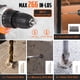 thumbnail image 5 of Juego de herramientas COMOWARE, taladro inalámbrico de 20 V con 120 piezas para reparaciones en el hogar, 5 of 9