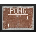 thumbnail image 2 of Stephen Chambers 14x12 Black Modern Wood Framed Wall Art Titled - Pong, 2 of 6