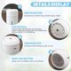 thumbnail image 3 of Car Humidifier, Mini Portable Humidifier, USB Personal Desktop Humidifier for Car, Quiet Air Humidifier, 3 of 5