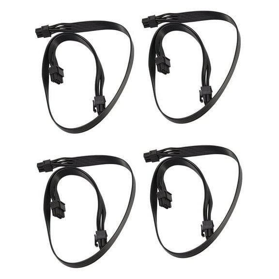 4X PCI-E 6 Pin to 2 Ports 6 2 Pin Power Supply Cable 6Pin to 8Pin for V Series V850 V700 V1000 Modular PSU