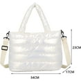 thumbnail image 6 of CoCopeaunt Puffer Tote Bag for Women Quilted Puffy Handbag Lightweight Winter Down Cotton Padded Shoulder Bag Down Padding, 6 of 6