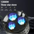 thumbnail image 2 of Portable Stove for Camping Portable Gas Propane and Coal Stove Windproof for Outdoor Cooking and Picnic Lightweight and Compact, 2 of 8