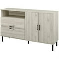 thumbnail image 2 of Walker Edison Kinely 56" Moderne Détaillé Cadre de Porte Buffet - Bouleau, 2 of 2