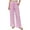 *Pink, variant on VBVC Women's Drawstring Striped Wide Leg Pants, High Waist Palazzo Trousers For Women, Ladies' Summer Flowy Beach Pants with Pockets,Blue,S-3XL