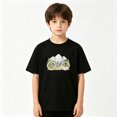 thumbnail image 2 of Mountain Bike Cycling Outdoor Boys Graphic Tees Kids T-Shirt 100% Cotton Short Sleeve Tops Ages 4-13Y, 2 of 5