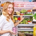 thumbnail image 3 of Fridge Deodorizer – 1 Pack Refrigerator Odor Eliminator, Lasts 10 Years, Chemical-Free Fresh Odor Eliminator Kit, More Effective Than Baking Soda, for Kitchen Appliances, Closet, Car, Pet Areas-Pink, 3 of 16