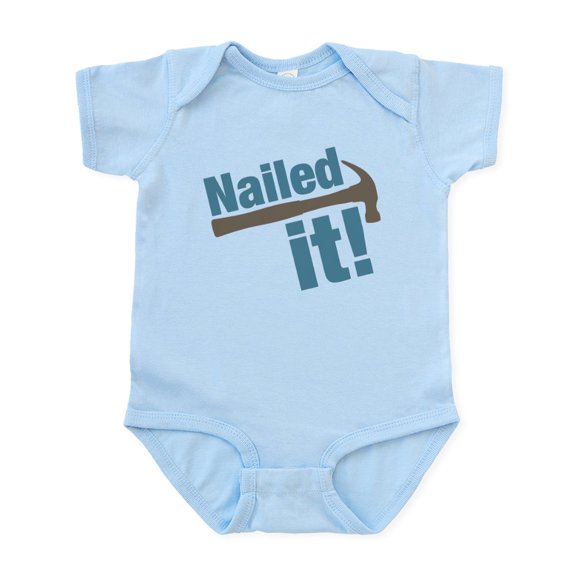 CafePress - Nailed It Infant Bodysuit - Baby Light Bodysuit, Size Newborn - 24 Months