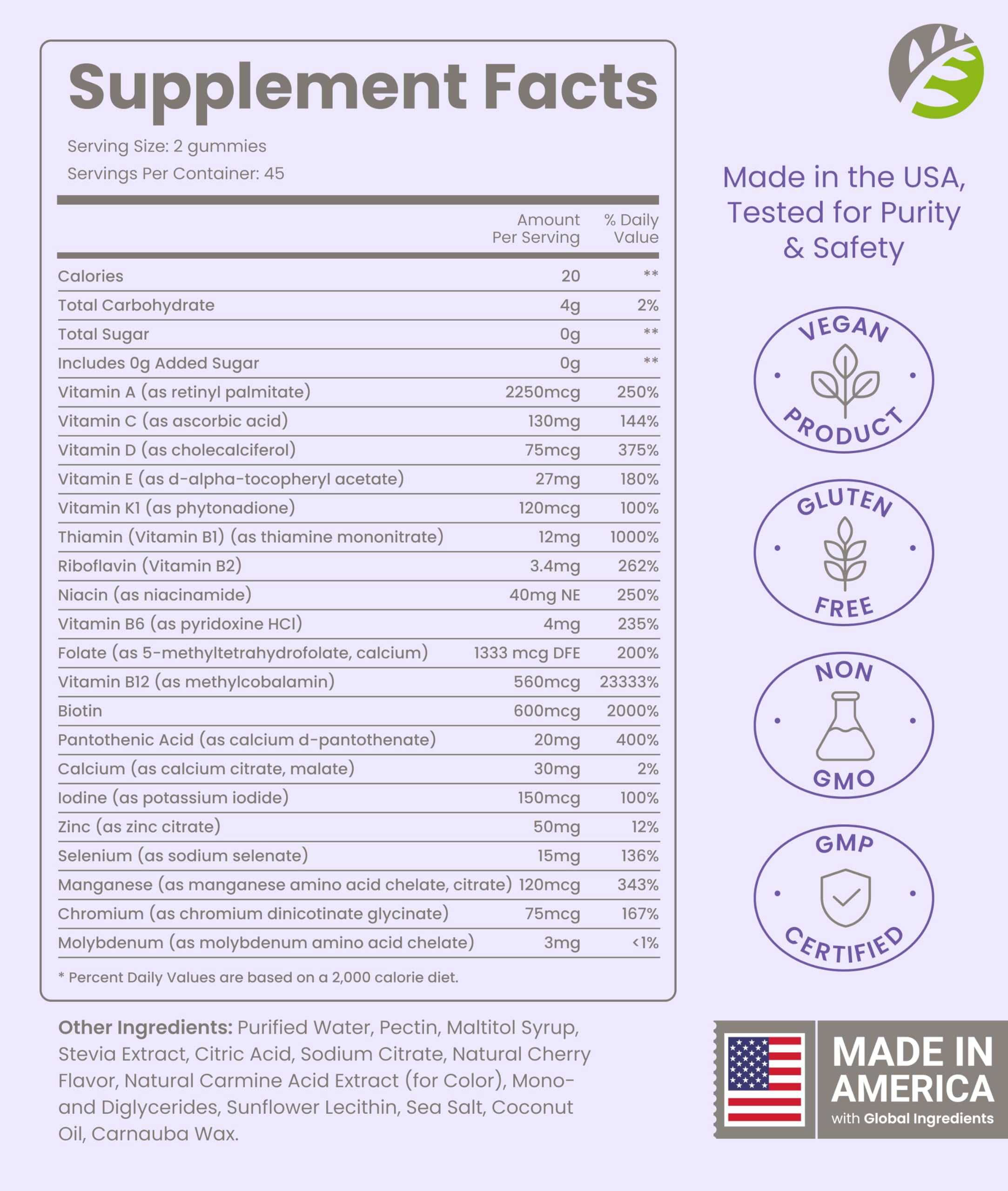 BariSlim  Advanced Bariatric Multivitamin Gummies for Energy & Immune  Support, Mixed Berry Flavor, 90 Count, 10.6 oz, Adult
