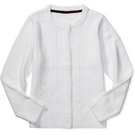 George - Girls' Cable Crew Cardigan