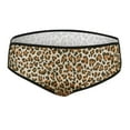 thumbnail image 4 of Bigersell Sheer Panties Clearance Women's Briefs Seamless Panty Style P-885 Polyester Bikini Panties High Waisted Thong Briefs High Waist Women's Bikini Panties Brown XL, 4 of 8