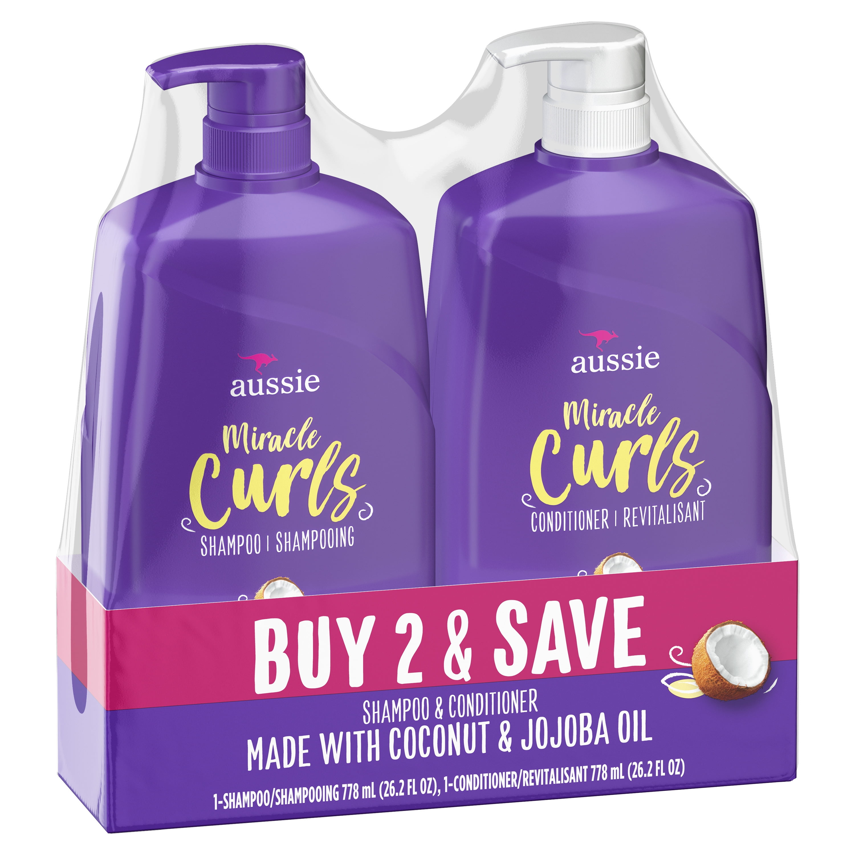 Aussie Shampoo Conditioner Dual 26.2 oz Walmart.com