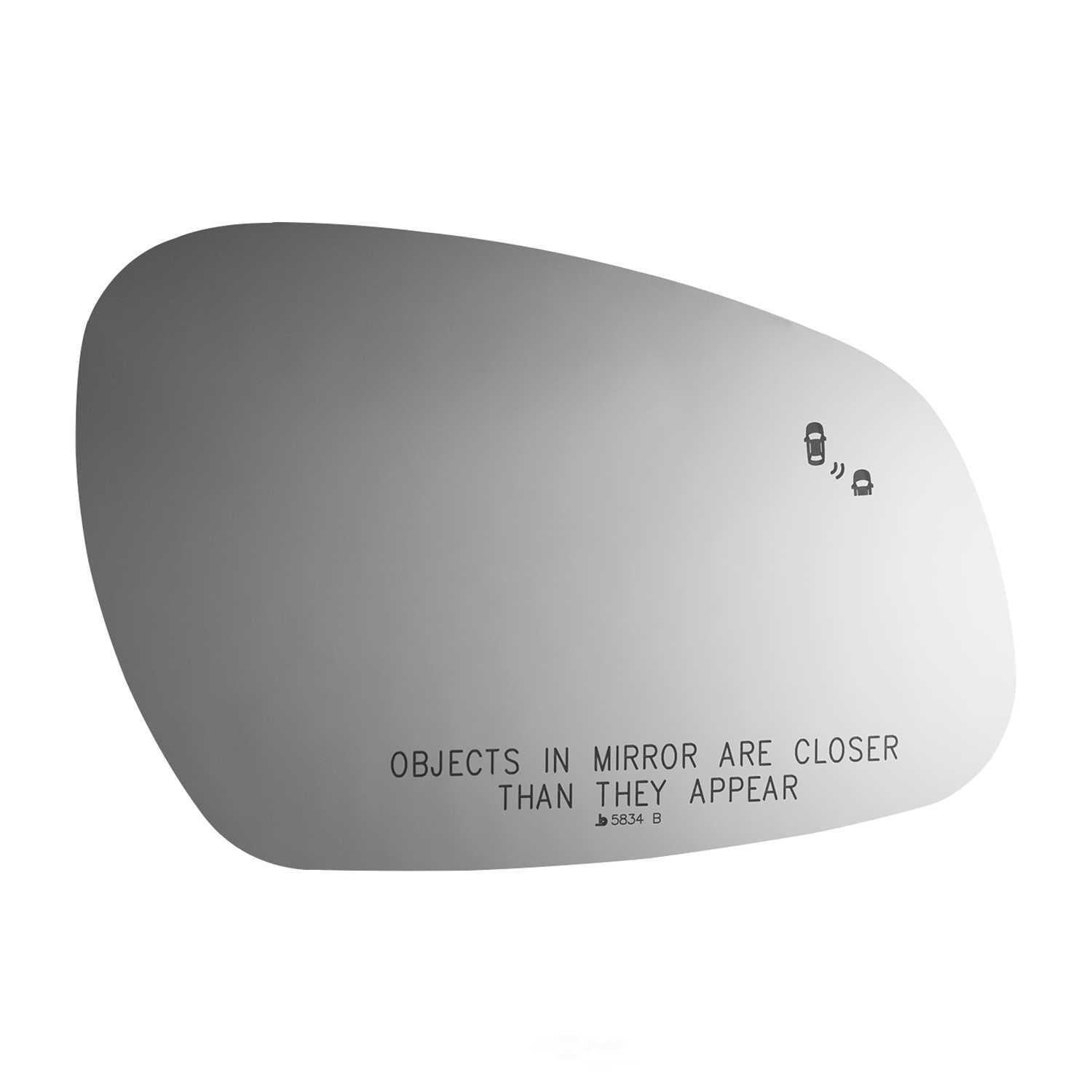 Burco 5834B SIDE VIEW MIRROR W/BLIND SPOT