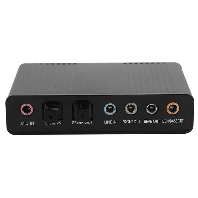 Sound DM HD10 USB 5.1 Computer Adaptador de Audio de Sonido de Sonido externo pararena de karaoke