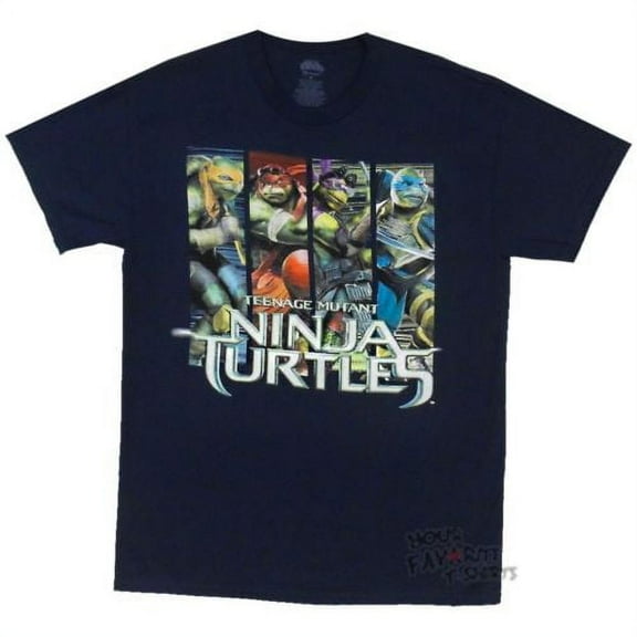 Teenage Mutant Ninja Turtles 2014 Movie Panels TMNT Licensed Adult T-Shirt M