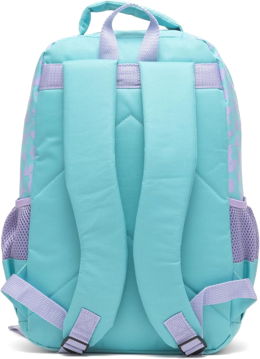 16" The Little Mermiad Ariel Large School backpack with Padded Back and Adjustable Straps