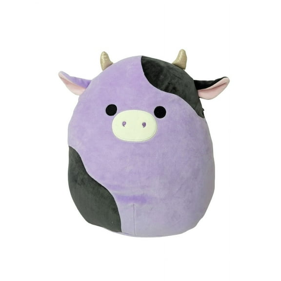 Squishmallows Official Kellytoys Plush 12 Inch Alexie the Black and Purple Cow Ultimate Soft Plush Stuffed Toy