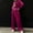 Hot Pink, variant on Brondbend Sweatsuits for Women Set 2 Piece Hoodies Women Long Sleeved Full Zipper Pullover Solid Elastic Waist Jogger Outfits Casual Loose Tracksuits Holiday Fall Winter Sets Black