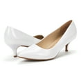 thumbnail image 5 of Dream Pairs Women's Low Heel D'Orsay Pointed Toe Pump Shoes Wedding Party Shoes, 5 of 7