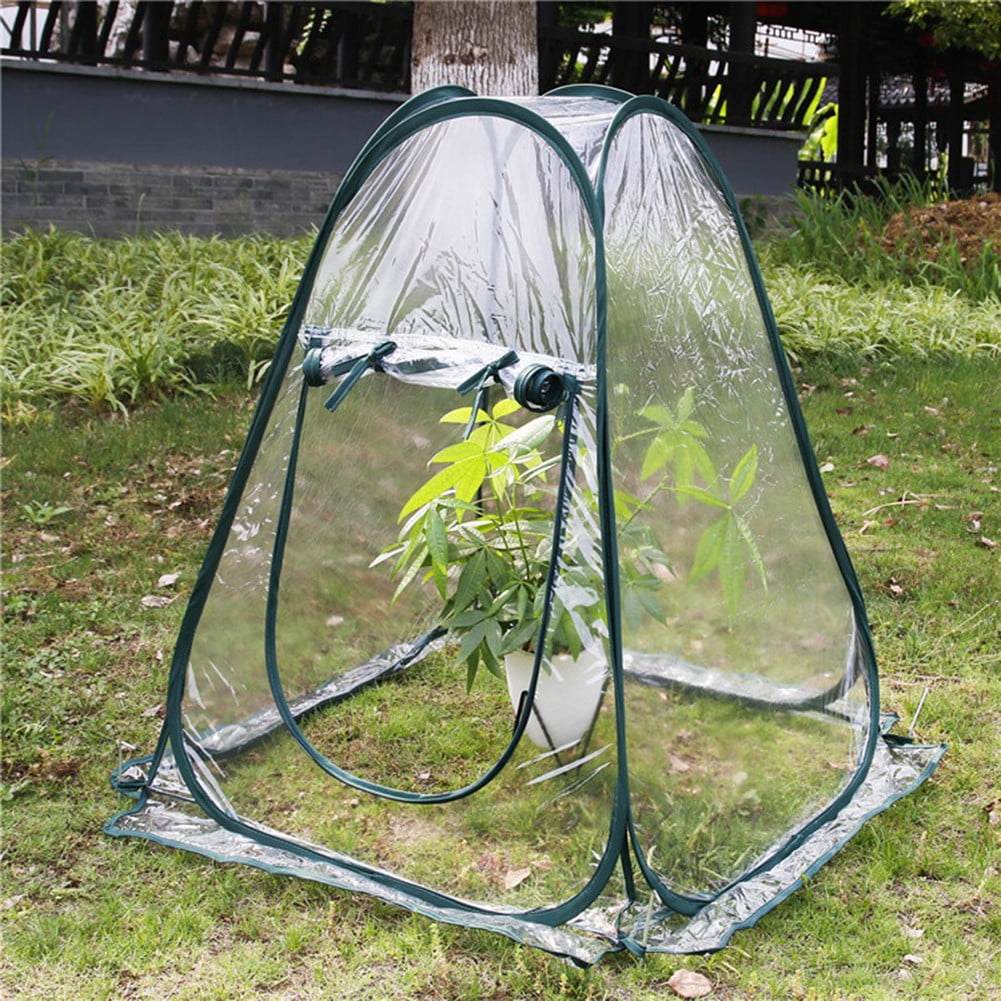 -Up Small Greenhouse for Outdoor Indoor Plant; Portable Mini Greenhouse Tent