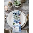 thumbnail image 2 of Christmas Cloth Napkins Set of 4 Reusable Dinner Napkins, Winter Snowman Cardinal Poinsettia Plaid Cocktail Napkin Washable Table Napkins for Wedding/Holiday Party/Baby Shower 20"x20", 2 of 7