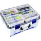 Flambeau WP5015FD Fully Divided Slim Waterproof Tackle Box - 28 Compartments, Zerust Anti-Corrosion, 3 Cam Latches, Ultimate Tuff Tainer