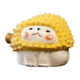 thumbnail image 3 of Estatua de animal de Durian Macarena decoración de escritorio escultura de Durian forma de gato, 3 of 8