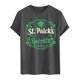 thumbnail image 4 of El Día de San Patricio de los Hombres de Manga Corta Casual Cuello Tripulación Impreso Top, Camiseta de Moda para la Fiesta Y Diario, 4 of 8