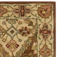 thumbnail image 4 of SAFAVIEH Heritage Abbey Traditional Wool Area Rug, Beige, 3' x 5', 4 of 7